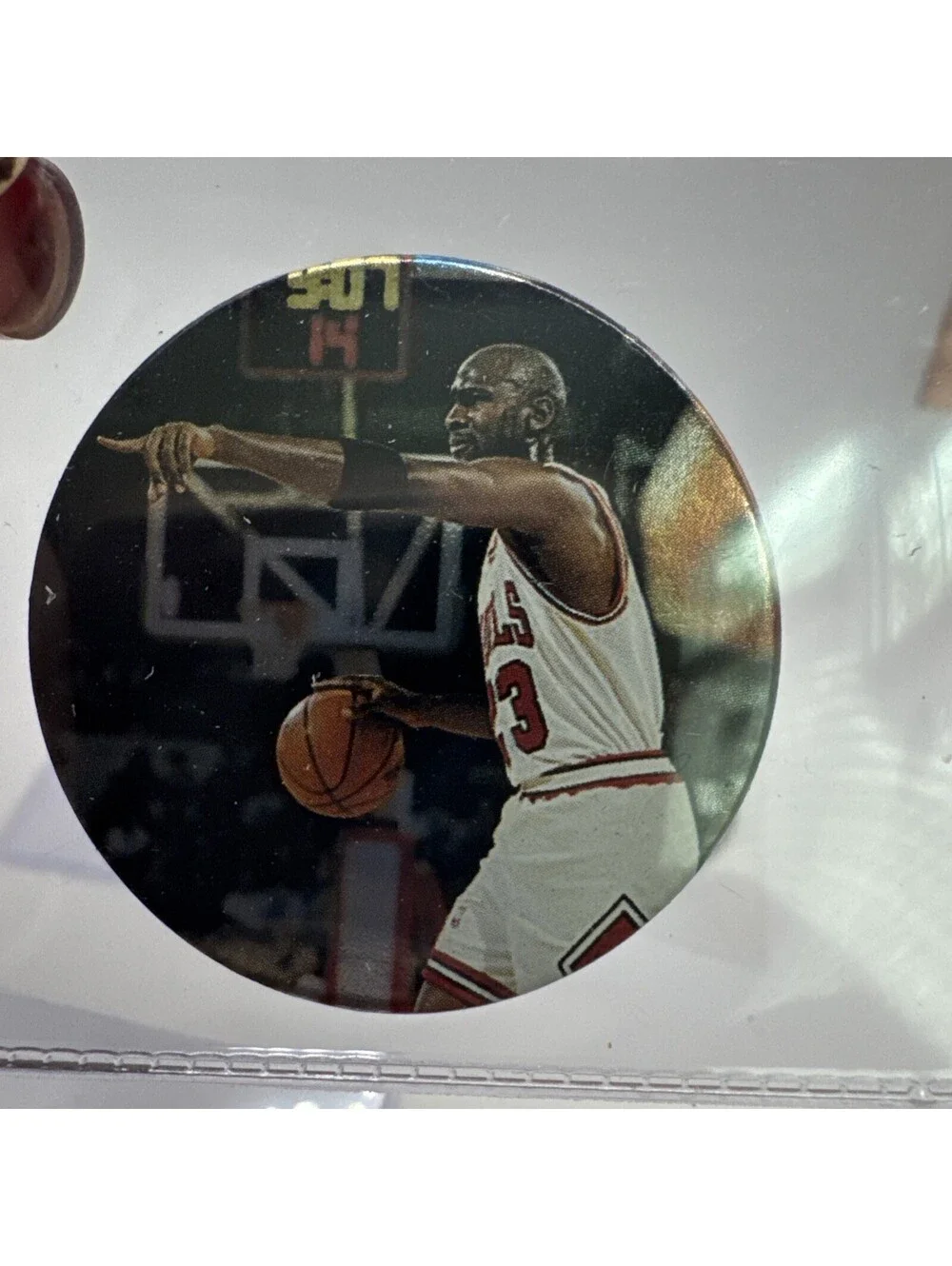 (4) 1995 Upper Deck Milk Cap Michael Jordan S #8, 24, 26, & 45 - In Protectors